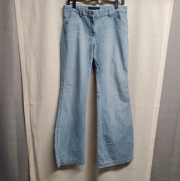 Express Sky Blue Wide Leg Jeans - Picture 1 of 12